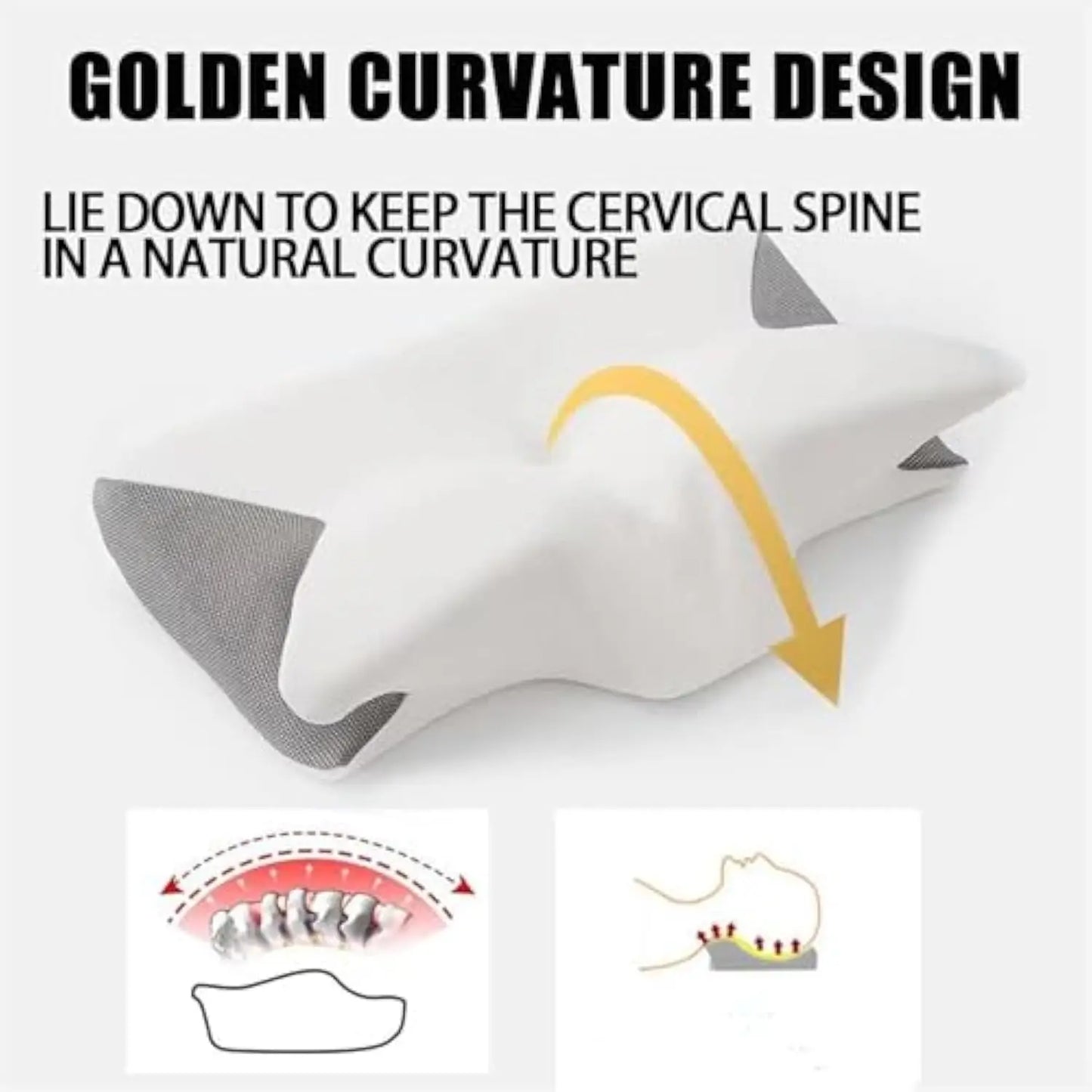 Comfort-Wave Sleep Pillow